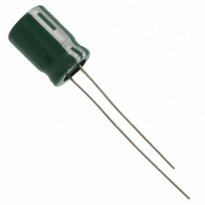 Picture of ELECTROLYTIC CAPACITOR RADIAL 100uF 16V HT 6.3x7 P=2.5