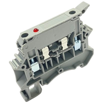 Picture of 5x20 FUSE HOLDER DIN-RAIL (D/R) TERMINAL P=8.2mm 24V