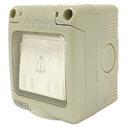 Picture of WAETHERPROOF BELL PUSH BUTTON SWITCH 65x65x82mm