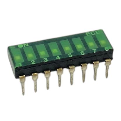 Picture of DIP SWITCH  8-POLE 100mA L/PRO