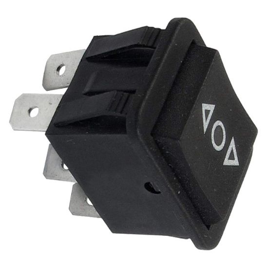 Picture of ROCKER SWITCH DPDT (ON)-OFF-(ON) 33x25mm - DEBULK