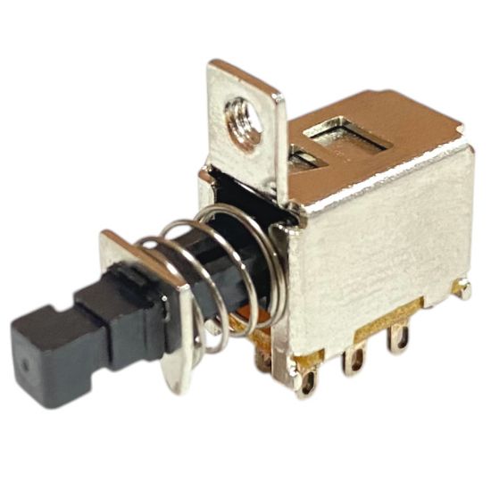 Picture of PUSH BUTT SWITCH MOM DPDT ON-(ON)