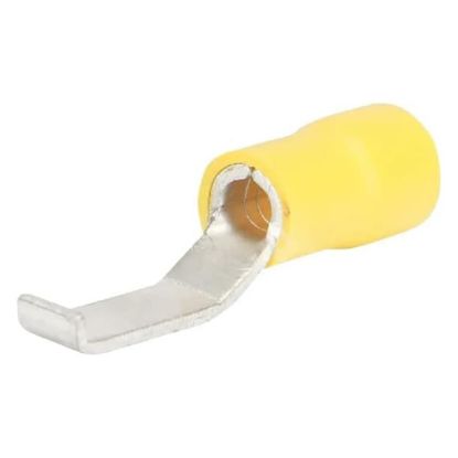 Picture of PRE-INSULATED CRIMP TERMINAL LIPPED BLADE YELLOW 4.6x17mm