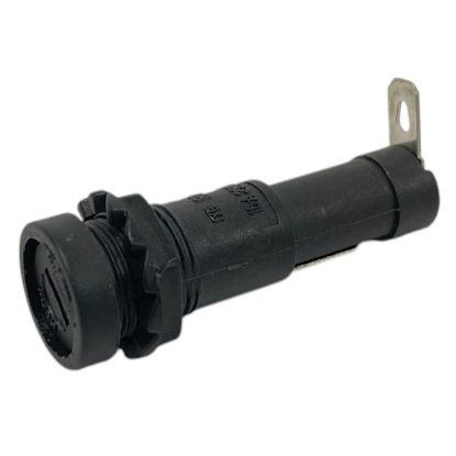 Picture of FUSE HOLDER IN-LINE 6x32mm  SLOTTED CAP PLASTIC NUT