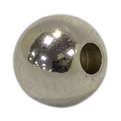 Picture of PEARL WHITE PLASTIC BALL 30mm WITH 9.5mm HOLE
