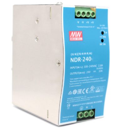 Picture of POWER SUPPLY D/R I=220VAC O=24V 10A