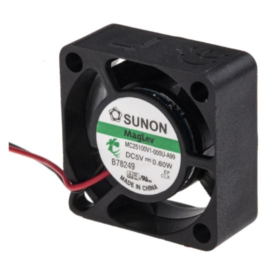 Picture of 5VDC AXIAL FAN 25sqx10mm VAPO 3.8CFM LEAD