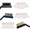 Picture of SET OF 3PCS INDUSTRIAL CLEANING BRUSHES 173mm