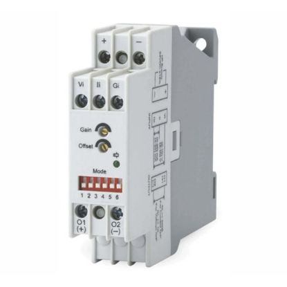 Picture of SIGNAL TRANSDUCER 24VDC. 0-10VDC, 2-10VDC, 0-20mA, 4-20mA