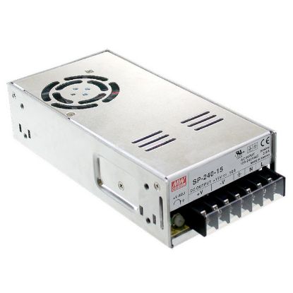 Picture of POWER SUPPLY ENCL. I=220 O=15V 16A  240W