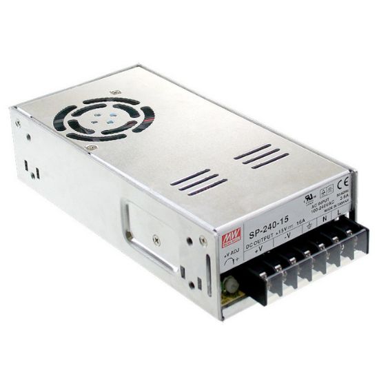 Picture of POWER SUPPLY ENCL. I=220 O=15V 16A  240W