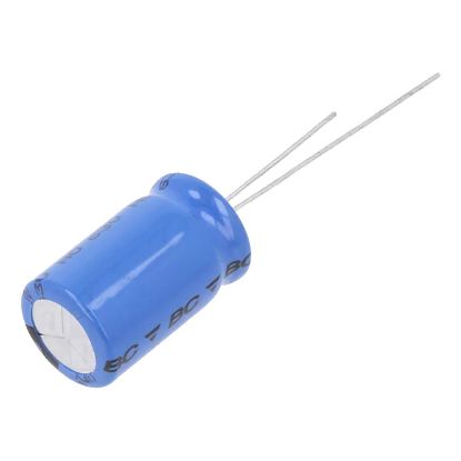 Picture of ELECTROLYTIC CAPACITOR RADIAL 220uF 63V 13x25mm P=5
