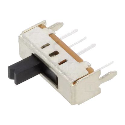 Picture of SLIDE SWITCH SP3T ON-ON-ON 100mA 12VDC
