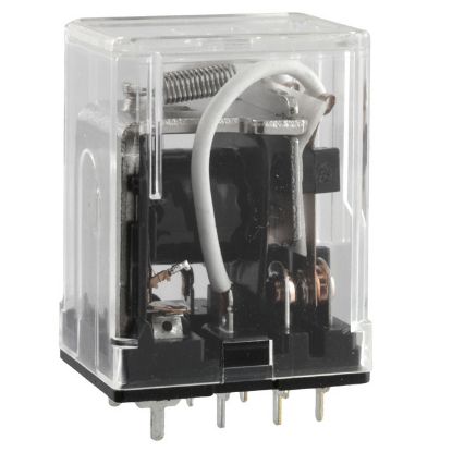 Picture of RELAY DPDT NON-LATCHING 10A 24V RECT 8PCB 2 FORM C