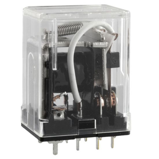 Picture of RELAY DPDT NON-LATCHING 10A 24V RECT 8PCB 2 FORM C
