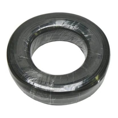 Picture of FLAT FLEX TELEPHONE CABLE 6C BLACK - 100m/REEL