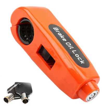 Picture of MOTORCYCLE HANDLE BAR LOCK 170x54x54mm