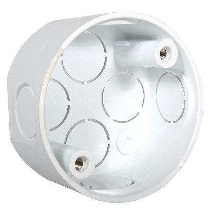 Picture of 20mm ROUND PVC CONDUIT BOX 8W PUSH-IN