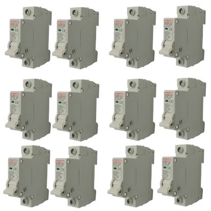 Picture of CIRCUIT BREAKER 3KA C CURVE 1P 10A - 12/BOX