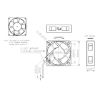 Picture of AXIAL COOLING FAN 50sqx15mm VAPO 12VDC 18CFM W/LEAD