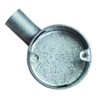 Picture of 25mm 1W CONDUIT BOX GALVANISED