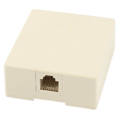 Picture of RJ11 SURFACE MOUNT BOX 6P4C BEIGE