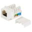 Picture of RJ45 KEYSTONE C5E HORIZONTAL 180' WHITE