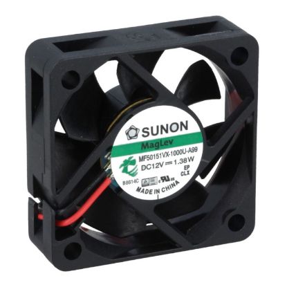 Picture of AXIAL COOLING FAN 50sqx15mm VAPO 12VDC 18CFM W/LEAD