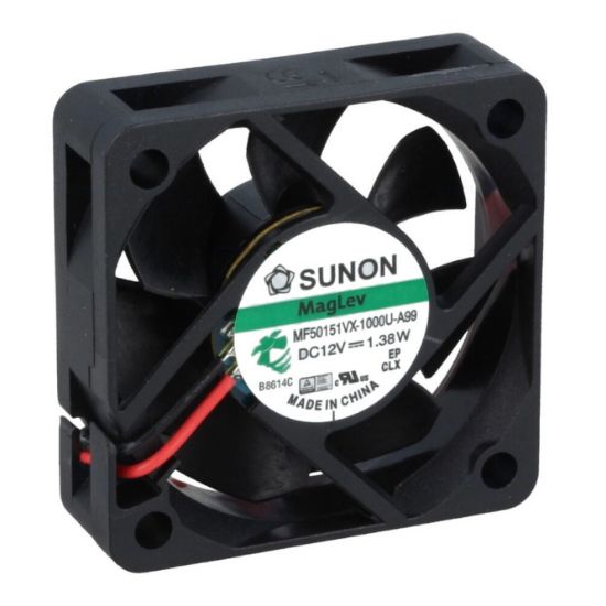 Picture of AXIAL COOLING FAN 50sqx15mm VAPO 12VDC 18CFM W/LEAD