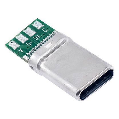 Picture of USB TYPE-C PLUG BREAKOUT / TESTING BOARD 16PIN