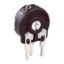 Picture of PRESET POTENTIOMETER 10MM S-ADJ 4K7 SCR BLK