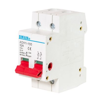 Picture of ISOLATOR 2 POLE 32A DIN RAIL