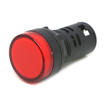 Picture of PILOT LIGHT HIGH RED LED 22MM 230V AC/DC