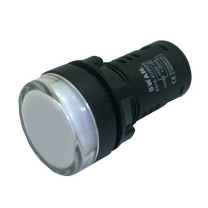 Picture of PILOT LIGHT HIGH WHITE LED 22MM 230V AC/DC