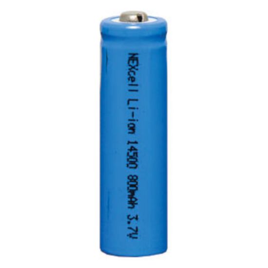 Picture of BATT LI-ION 3.7V 800mAh AA SIZE  HIGH TOP RECHARGE 14x500mm