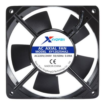 Picture of 220V AXIAL FAN 120sqx25mm BALL 58CFM LEADS