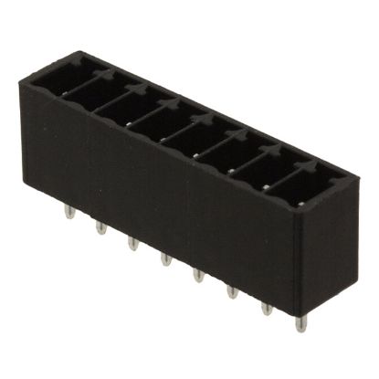 Picture of HEADER STR PCB-MNT 08P CLOSED BLACK