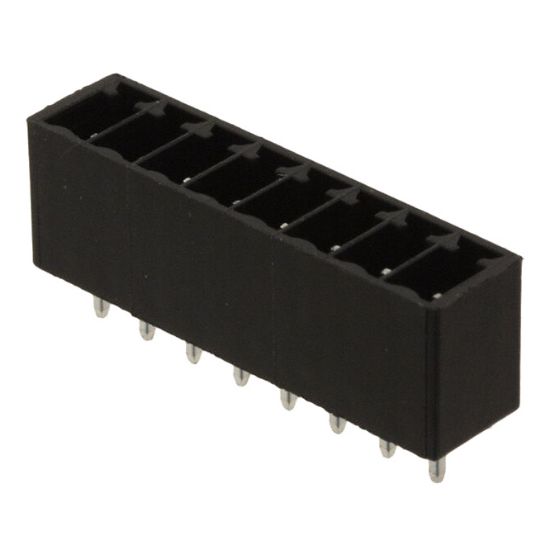 Picture of HEADER STR PCB-MNT 08P CLOSED BLACK