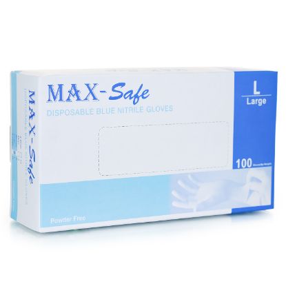 Picture of DISPOSABLE GLOVES NON-STERILE NITILE MEDIUM - 100P/BOX
