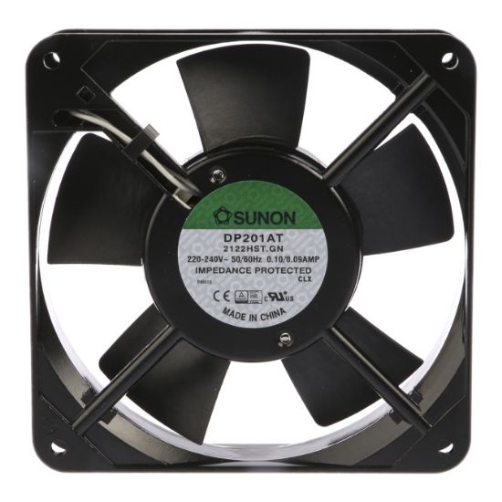 Picture of 220V AXIAL COOLING FAN 120sqx25mm SLV 64CFM TERM