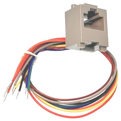 Picture of RJ45 MODULAR SOCKET 8P8C 647 SERIES OPEN END WIRE