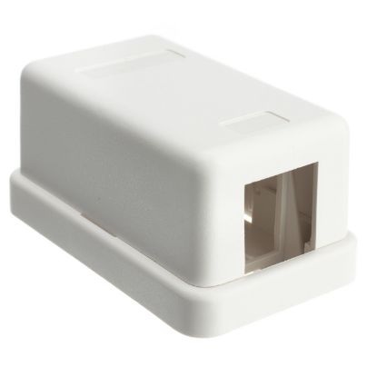 Picture of SURFACE MOUNT ETHERNET EMPTY BOX 1 PORT WHITE